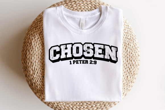1 Peter 2 9 Chosen Christian Faith T-Shirt Designs Graphics