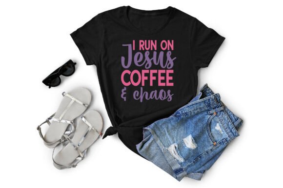 Embroidery Review: I Run on Jesus Coffee and Chaos