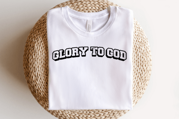 Glory to God Christian Faith Shirt Svg: Perfect for T-Shirt Designs and Graphics