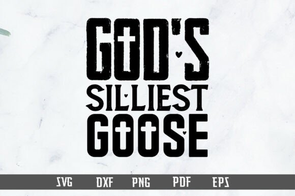 God's Silliest Goose: A Fun Graphic for T-Shirt Designs