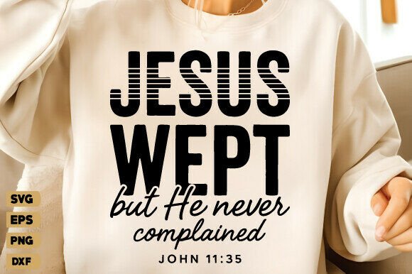 Jesus Wept SVG: A Versatile Graphic for T-Shirt Designs