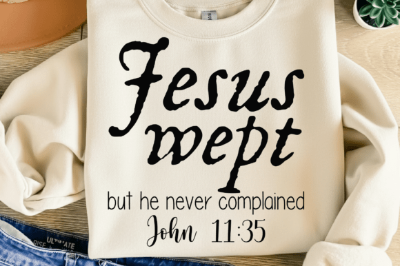 Jesus Wept SVG PNG: A Versatile T-Shirt Design for Crafters