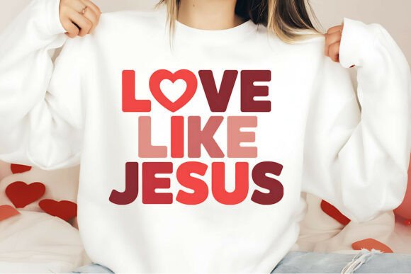 Love Like Jesus PNG: A Valentine’s Day Embroidery Gem