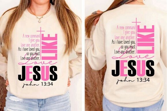 Love Like Jesus SVG: A Perfect Graphic for T-Shirt Designs