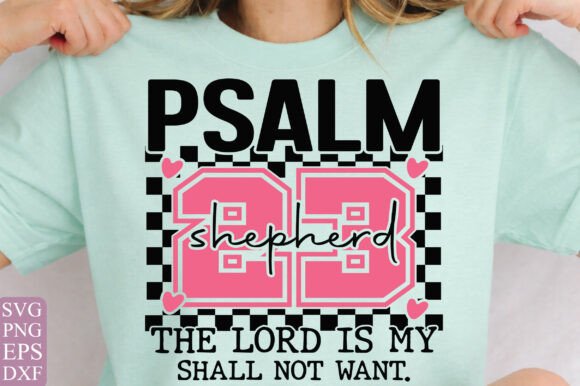 Psalm 23 SVG: A Graceful Embroidery Design