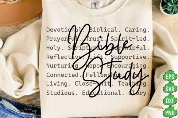 Review: Bible Study Words Png Svg for T-Shirt Designs