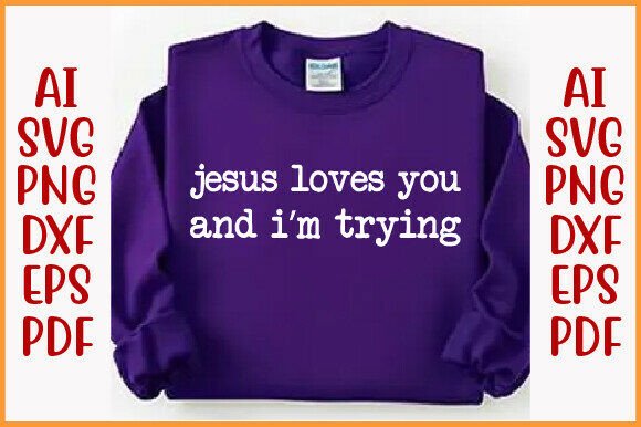 Trendy Jesus PNG SVG: A Versatile Graphic for T-Shirt Designs